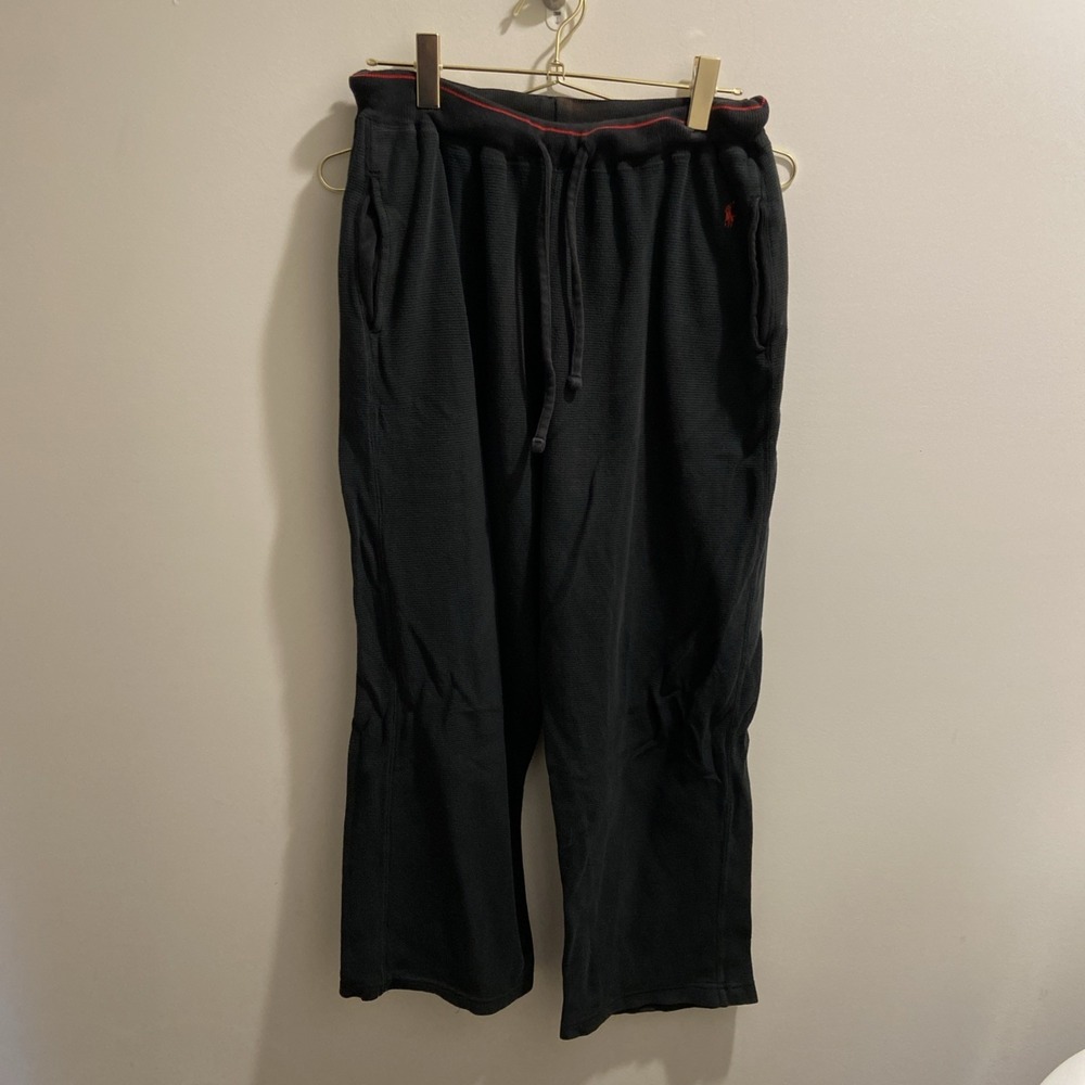 Polo Ralph Lauren Classic Sleepwear Pajamas Mens Size Medium(32-34), Black